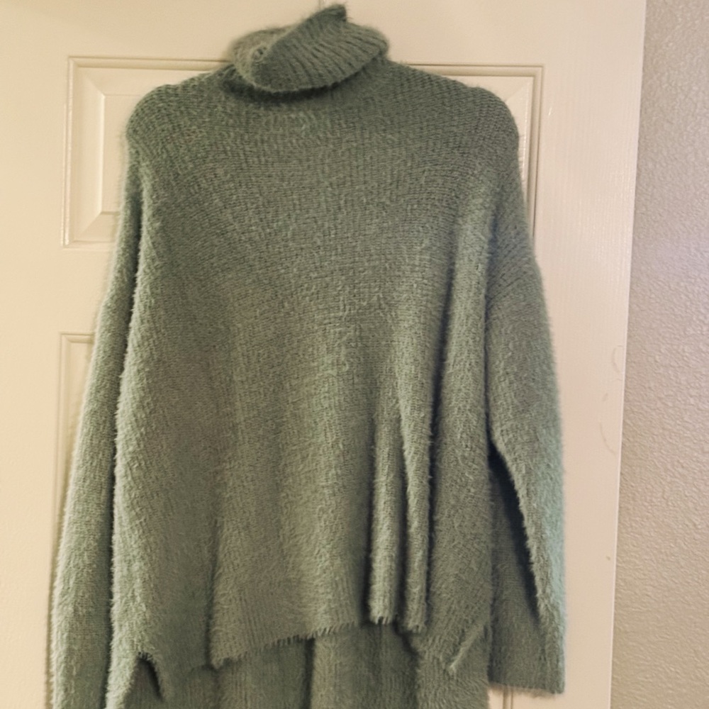 Sonoma Sage Green Turtleneck Sweater